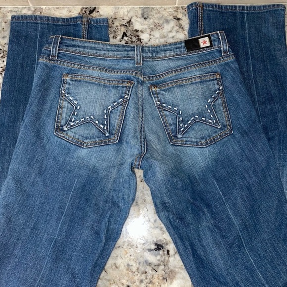 People's Liberation Bella Boot Cut Star Jeans . Size 29 - Picture 2 of 7